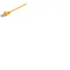 Wentronic electronic components handels Goobay 95590 CAT 6 Câble de Liaison, U/UTP, Jaune, 1.5 m Longueur
