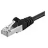 Wentronic electronic components handels Goobay 95540 CAT 5e Câble de Liaison, F/UTP, Noir, 1.5 m Longueur