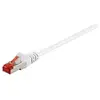 Wentronic Goobay 95501 CAT 6 Câble de Liaison, S/FTP (PiMF), Blanc, 2 m Longueur