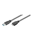 Goobay 95734 câble USB USB 3.2 Gen 1 (3.1 Gen 1) 0,5 m USB A Micro-USB B Noir