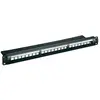 Goobay Panneau de Brassage 24 Ports Cat.6 UTP 1U Noir