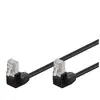 goobay 96076 câble de réseau Noir 0,25 m Cat5e F/UTP (FTP)