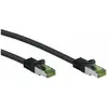Goobay 61094 Câble patch CAT 8.1 GHMT, S/FTP (PiMF), noir, 2 m - conducteur cuivre, gaine de câble LSZH sans halogène