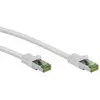 goobay Câble réseau RJ45 Cat. 8.1 S/FTP - 1 m - Blanc