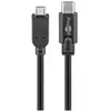 goobay - Câble USB - Micro-USB Type B (M) pour USB-C (M) - USB 3.1 - 1 m - noir