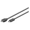 67995 - 0,6 m - Micro-USB b - usb c - 2.0 - Mâle/Mâle - Gris - Goobay