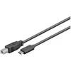 Câble USB goobay - USB Type B (M) vers USB-C (M) - USB 2.0 - 1 m - noir