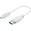 Cable Goobay USB 3.0 type A - C M/M 20cm (Blanc) #5POURCENT