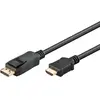 Goobay : Câble DisplayPort 1.2 vers HDMI 1.4 - 3 m