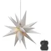 goobay 64788 Étoile de Noël 3D LED Ø 56 cm Étoile avec 18 branches et ...