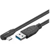 Goobay câble USB-C coudé à 90° vers USB-A 1 mètre (noir)