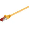 Intellinet CAT 6 Câble de Liaison, S/FTP (PiMF), Jaune, 1m Longueur de Câble