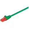 Wentronic CAT 6 Câble de Liaison, U/UTP, Vert, 10m Longueur de Câble