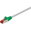 Câble inverseur CAT 6 - WENTRONIC - 1m - PiMF - Vert gris