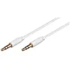 Goobay 69113 Câble Connecteur Jack 3.5 mm, Doré, 2 m Longueur de Câble