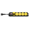 Goobay Multiprise extérieure 5 prises 3m (Noir/Jaune)