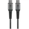 Goobay Câble SuperSoft Textile USB-C 2.0 (M/M) - 1 m