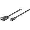 goobay - Câble adaptateur - HDMI mâle pour DVI-D mâle - 2 m - noir