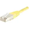 Wentronic electronic components handels - Câble réseau - RJ-45 (M) pour RJ-45 (M) - 50 cm - FTP - CAT 5e - jaune