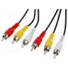 goobay Câble audio-vidéo 3xRca, 3m