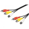 goobay Câble audio-vidéo 3xRca, 1.5m