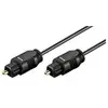 Goobay 51219 Câble à Fibres Optiques, Noir, 5m Longueur de Câble, 2.2mm Diamètre