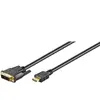 Goobay Câble adaptateur HDMI vers Dvi-d, plaqué Or, 3m