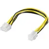 Wentronic Electronic Components Handels Câble adaptateur d'alimentation ATX 8 broches vers 4 broches