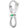 Goobay 54600 Câble de Synchronisation et de Chargement USB, Blanc, 1m Longueur de Câble