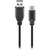 Goobay - Câble usb 2.0 usb-c vers usb a, Noir, 1m Longueur (55466)