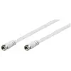 Goobay Câble Tv-Sat coaxial d'antenne satellite fiches F
