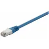 Goobay 73075 Trépan Câble Patch Cat 5e, F/UTP 10 M Bleu
