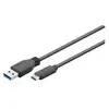 goobay - Câble USB - 24 pin USB-C (M) pour USB type A (M) - USB 3.1 - 3 m - noir