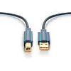 Clicktronic 70096 Casual USB 2.0 Kabel, Prise A/B, 1.8m Longueur