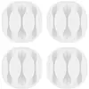 Goobay Set de supports de câble Goobay 70373 blanc autocollant 4 pc(s)
