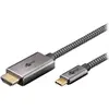 Goobay Câble Textile USB-C / HDMI (M/M) - 2 m