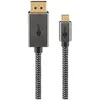 Goobay Câble Textile USB-C / DisplayPort 1,4 (M/M) - 2 m