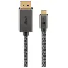 Goobay Câble Textile USB-C / DisplayPort 1,4 (M/M) - 3 m