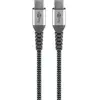 Goobay Câble SuperSoft Textile USB-C 2.0 (M/M) - 0.15 m