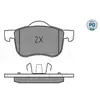 Meyle 0252307318/PD Motorcraft Kit de plaquettes de frein, frein à disque