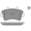 Meyle 0252361318/PD Motorcraft Kit de plaquettes de frein, frein à disque