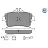 Kit de plaquettes de frein, frein à disque MEYLE-PD: Advanced design and technology. 0252521516/PD