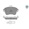 Meyle 0252532619/PD Motorcraft Kit de plaquettes de frein, frein à disque