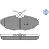 MEYLE Plaquettes de frein X4 pour JAGUAR: XJ, S-Type (Ref: 025 241 9017)