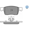 Kit de plaquettes de frein, frein à disque MEYLE-ORIGINAL Quality 0252234519
