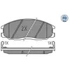 Kit de plaquettes de frein, frein à disque MEYLE-PD: Advanced performance and design. 0252356916/PD