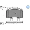 MEYLE Plaquettes de frein X4 pour ALFA ROMEO: Giulietta (Ref: 025 237 5716)