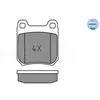 Kit de plaquettes de frein, frein à disque MEYLE-ORIGINAL Quality 0252105015