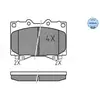 Meyle 025 235 2415/W Kit de plaquettes de frein, frein à disque