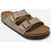 BIRKENSTOCK ARIZONA SOFT VEL Sandales Homme Beige